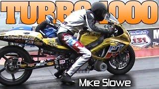 Turbo GSXR motorcycle vs turbo Hayabusa Prostreet AMA Semi Finals US 131 Speedway