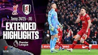 Liverpool vs Fulham | Highlights Premier League | Jornada 16 | Telemundo Deportes