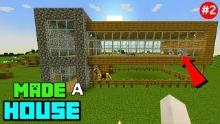 I MADE A HOUSE IN MINECRAFT SURVIVAL SERIES | EPISODE -2