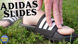 UNBOXING Adidas Adilette Shower Slides | COMFORTABLE and EASY-TO-CLEAN? #adidasshoes