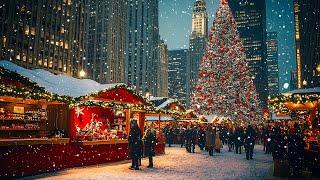 Beautiful Snowy Christmas Ambience Instrumental Christmas Music  Christmas Ambience 2025