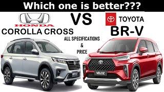 ALL NEW Honda BR-V Vs ALL NEW Toyota VELOZ | Comparison of Honda BR-v 2023 and Toyota Veloz 2023