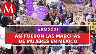 Así fue la marcha feminista del 8M en CdMx