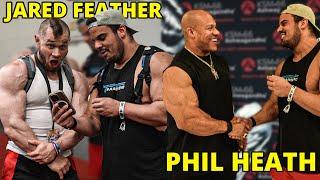 Meeting Phil Heath & Jared Feather Talk about my Transformation | Arnold's