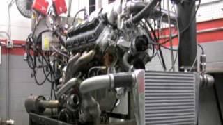 Hellion Power Systems Hemi Twin Turbo Kit on the Engine Dyno