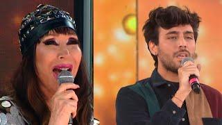 Moria Casán se espantó cuando Lizardo Ponce vocalizó antes de cantar