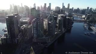 Melbourne Docklands by drone