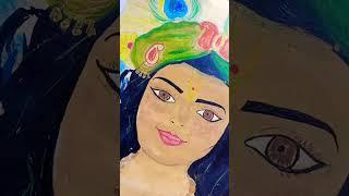 krishna painting#art#artist#drawing with Rupsha #@rinkutalukdar6484