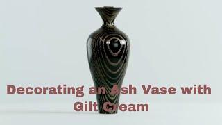 Decorating an Ash Vase - Chestnut Products