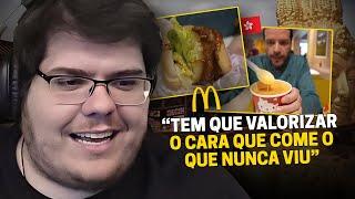 CASIMIRO REAGE: PROVANDO O "BIZARRO" MENU DO MCDONALDS EM HONG KONG | Cortes do Casimito