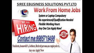 we are Hiring | Work from home Jobs| Typing works| Full time or Part time