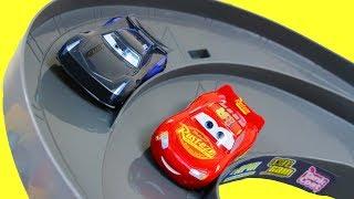 Lightning McQueen and Jackson Storm Race Car Adventure