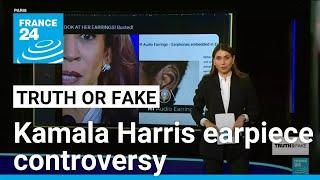 Was Kamala Harris using an earpiece during the presidential debate? • FRANCE 24 English