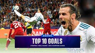 Liverpool v Real Madrid Top 10 Goals | Bale, Ronaldo, Nunez, Benzema & more! | CBS Sports Golazo