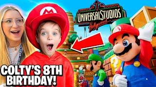 Colty’s Birthday Vlog!  Surprise Trip to Universal Studios!