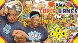 Top 5 Games for June 2024 - Top 5's w/ Our Family Plays Games