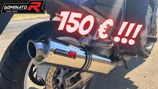 150€ !!! Installation et test silencieux Dominator Yamaha Fazer 1000