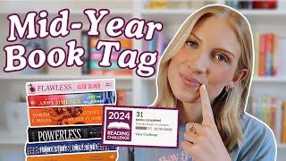 mid-year book tag  best reads of 2024, favorite new author, anticipated releases & more ⭐️