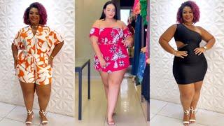 Plus Size Outfits Haul,Lookbook 2024, curvy fashion haul