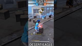 White Angelic  1 vs 6 Desert Eagle Impossible Shot Hariscar #hariscar #freefire #1vs6