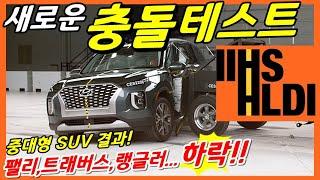 IIHS 새로운 충돌 테스트 결과! 중대형 SUV 줄줄이 하락! 팰리세이드 트래버스 볼보마저도..익스플로러 합격!  IIHS SIDE CRASH TEST!