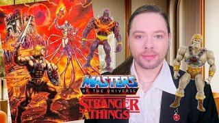 Stranger Things and Masters of The Universe MOTU HeMan & Vecna Action Figures Review and Series Talk