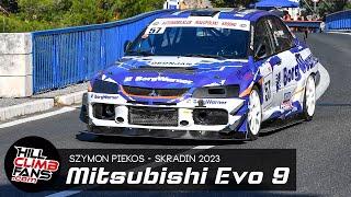 580hp Mitsubishi Lancer Evo 9 - Szymon Piekos || Hill Climb Skradin 2023