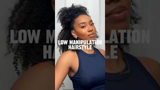 Low Manipulation Hairstyles for Curly Hair #hairtok #curlyhair #curlyhairstyles #hairgrowth