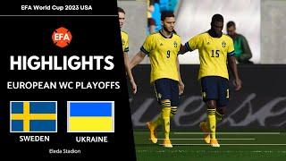 Sweden v Ukraine | European Playoffs | EFA World Cup 2023 USA | PES 2021