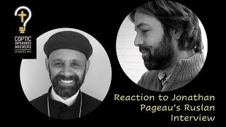 Reaction to Jonathan Pageau's Comments on Copts-Fr. Gabriel Wissa @JonathanPageau @BlessGodStudios