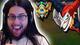 IMAQTPIE IS TROLLING?? HE PLAYED THIS IN CHALLENGER? - Challenger to RANK 1