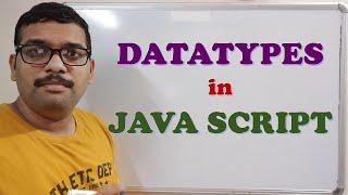 DATATYPES IN JAVASCRIPT