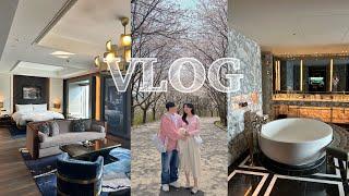 20주임산부vlog|역대급 좋았던 호캉스|아트파라디소|파라다이스시티|벚꽃놀이|꾸레쥬가방