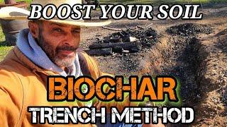 Biochar Trench Method: Transforming Organic Waste into Black Gold!