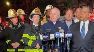 FDNY officials provide update on 6-alarm fire in Manhattan