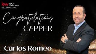 Congratulations Carlos Romeo