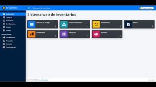 Sistema web de Inventarios Completo en PHP y MYSQL + Código Fuente