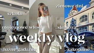 TYGODNIOWY VLOG  szkoła, co dalej z moją skoliozą, fryzjer