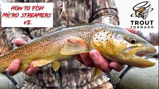 High and cold water, WHO CARES! Fly fishing with Micro Streamers (Tips & Techniques)