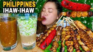 ONE OF THE BEST PHILIPPINES STREET FOOD | IHAW IHAW MUKBANG | FILIPINO FOOD MUKBANG PHILIPPINES