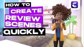 How to Create REVIEW Scenes QUICKLY #createstudio