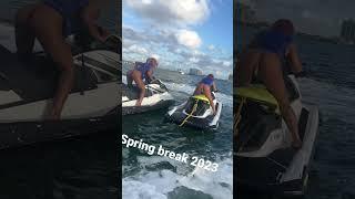 Spring break 2023 #tiktok #youtubeshorts #miami  #subscribe  #reels  #explore  #follow #jetski