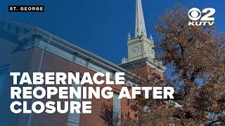 St. George Tabernacle reopening after months-long renovation