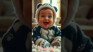 Adorable Baby Sings for the First Time!  #baby