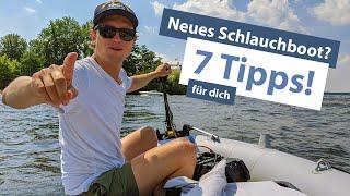 Neues Schlauchboot mit Elektromotor | 7 Dinge die du wissen solltest