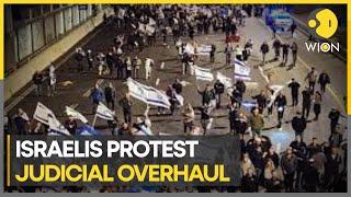 Judicial Reforms Protesters Block Highway in Israel: Another Day of Disruption | WION News Update