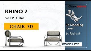 rhino tutorial _ how to draw a chair with sweep