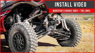 Can-Am Maverick R | Radius Rods + Toe Link | Install Video