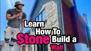 Building A Stone Wall - All You Need To Know {DIY} Stone Installation For Beginners