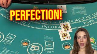 FANTASTIC BLACKJACK SESSION IN LAS VEGAS!! $1000 HANDS!! MASSIVE SIDEBET WIN!!